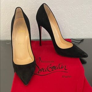 !!Sold! ! Christian Louboutin Black So Kate Women's Pumps 39.5